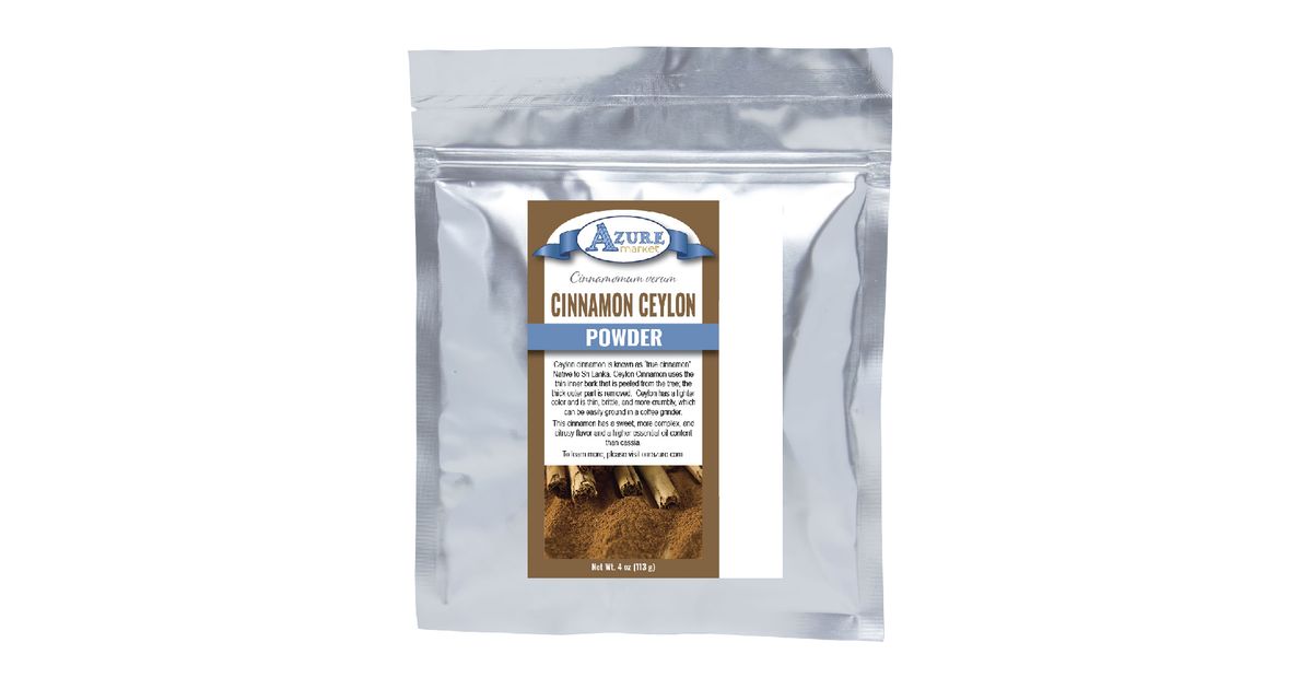 Azure Market Cinnamon, Ceylon, Powder - Azure Standard