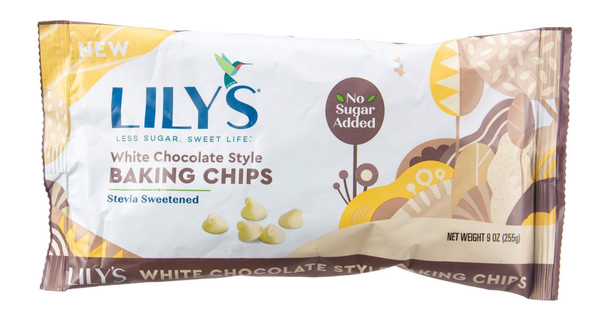 Lily's Baking Chips, White Chocolate, Stevia Sweet Azure Standard