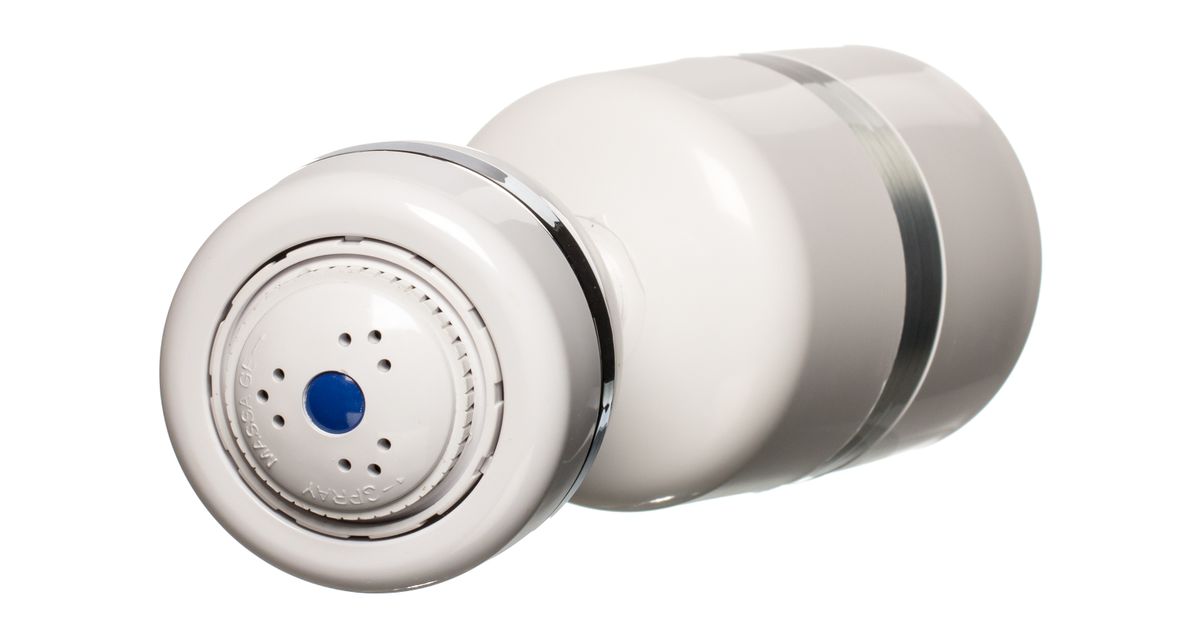Berkey Shower Filter with KDF and White Massage Shower Head Azure