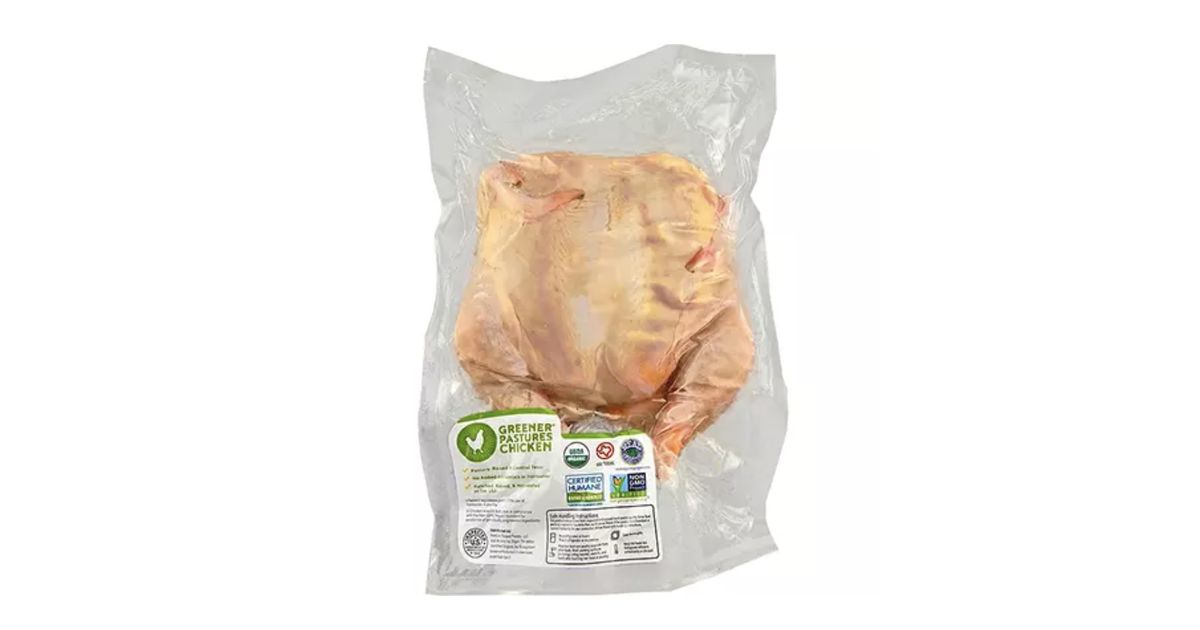 Greener Pastures Chicken Whole Chicken, Pasture Raised, Frozen