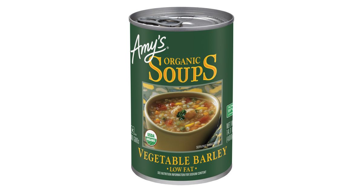 Amy's Vegetable Barley Soup, Organic Azure Standard