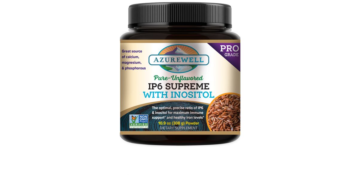 AzureWell IP6 Supreme with Inositol, Powder, Unflavored - Azure Standard