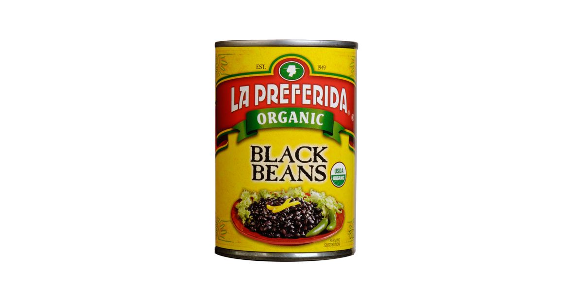 La Preferida Black Beans, Organic Azure Standard