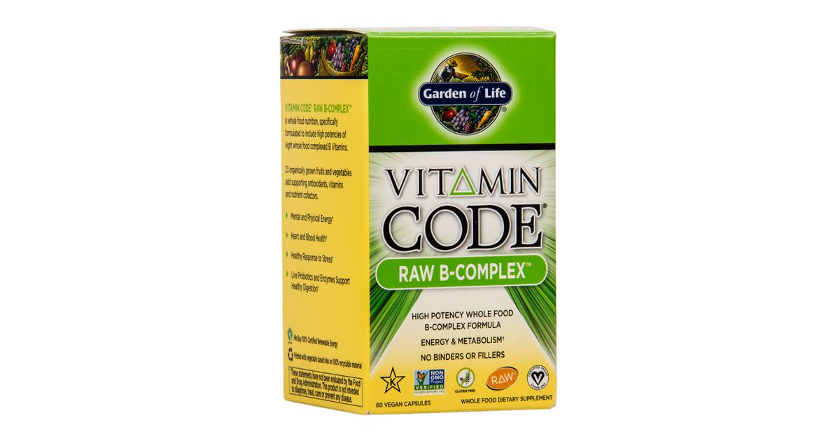 Garden Of Life Vitamin Code Raw B Complex Azure Standard