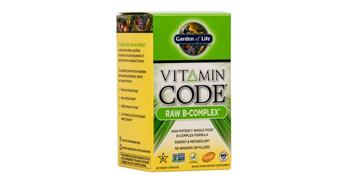 Garden Of Life Vitamin Code Raw B Complex Azure Standard