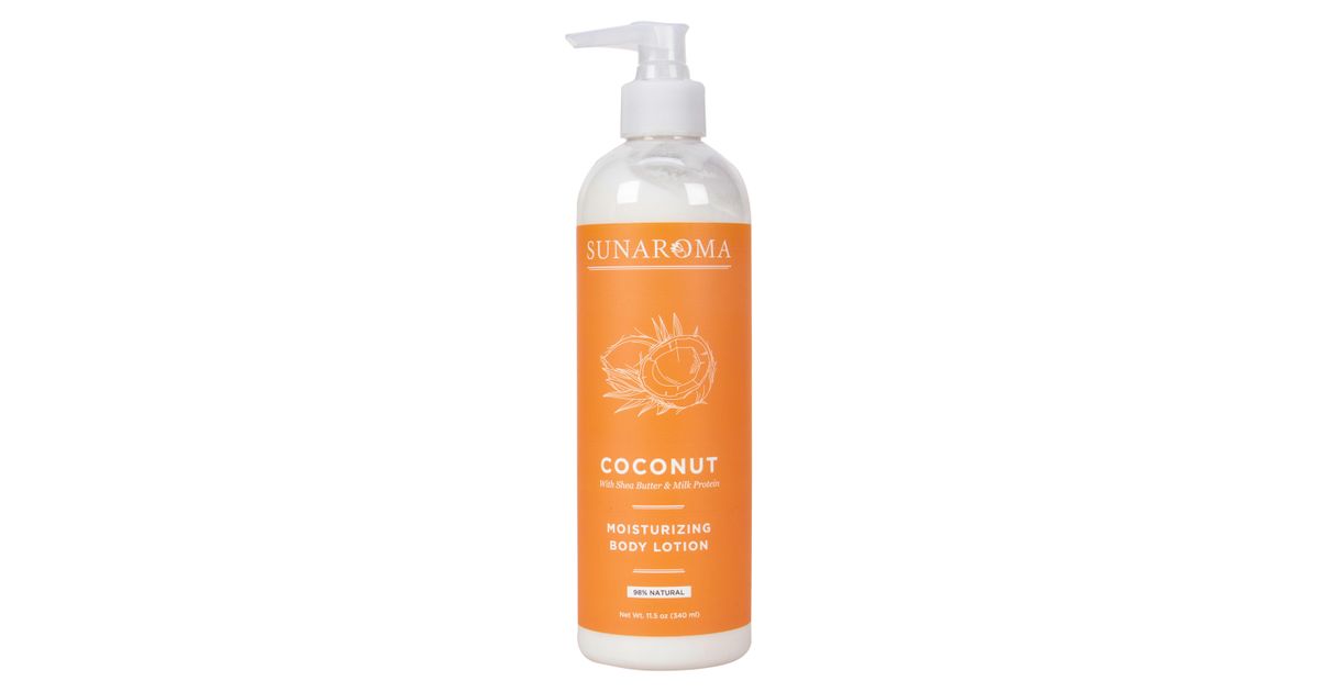 Sunaroma Body Lotion, Moisturizing, Coconut with Shea Butter & Milk
