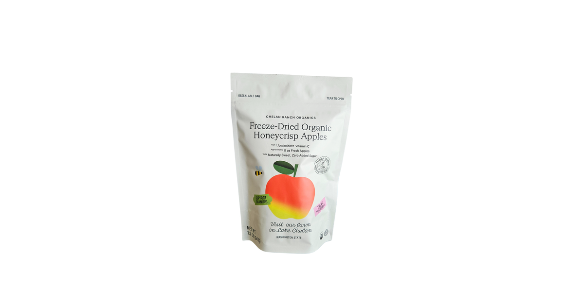 Chelan Beauty Apples Honeycrisp , Freeze Dried, Organic - Azure
