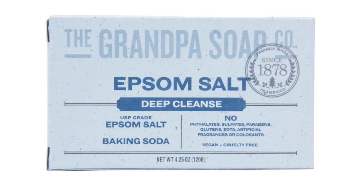 The Grandpa Soap Co. Bar Soap, Epsom Salt - Azure Standard