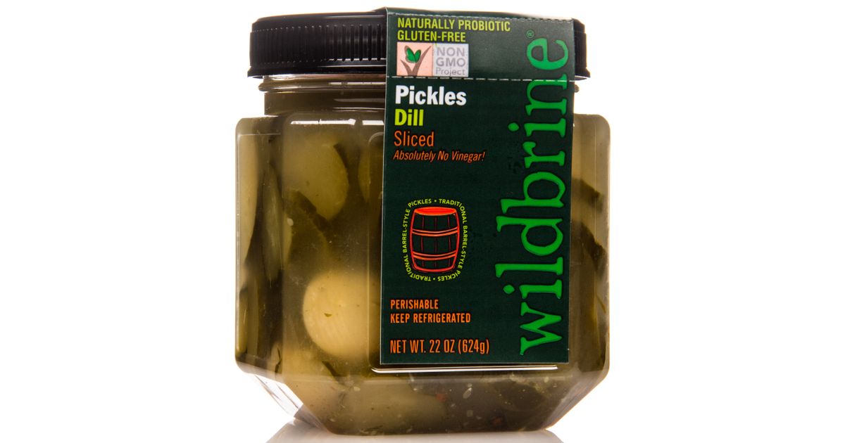 Wildbrine Sliced Pickles, Raw, Fermented, Dill Azure Standard