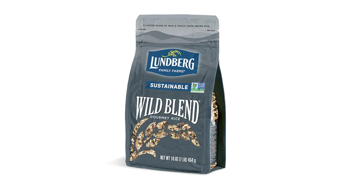 Lundberg Rice, Wild Blend, Gourmet, Eco-Farmed, Gluten-Free - Azure ...