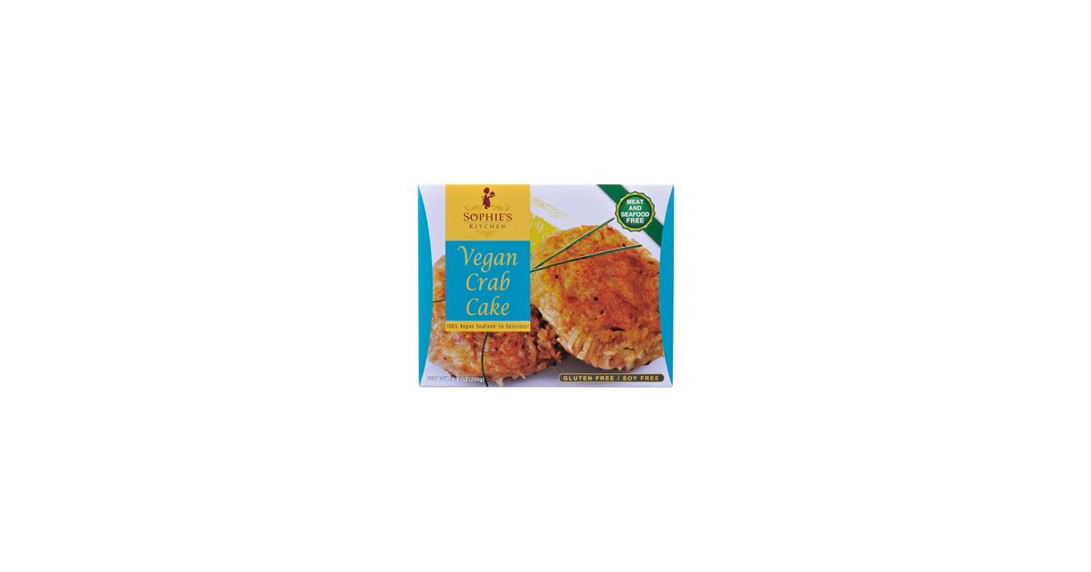 Sophie's Kitchen Crab Cakes, Vegan, Frozen Azure Standard