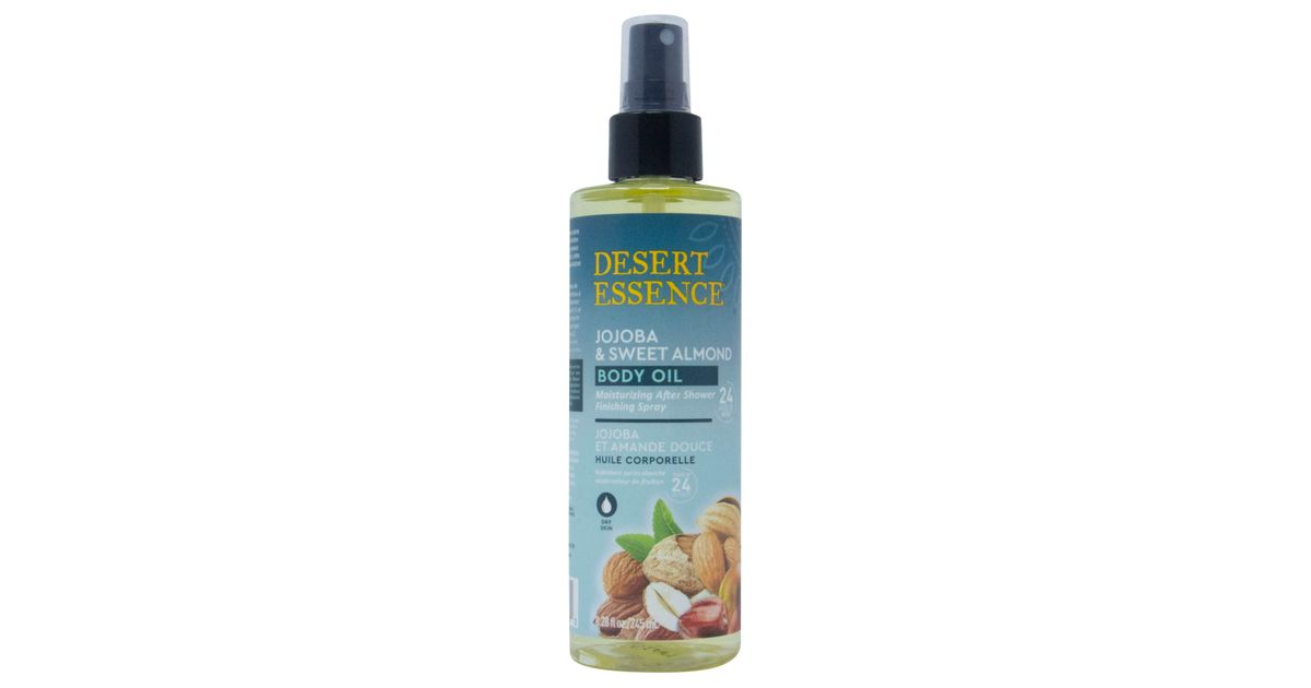 Desert Essence Body Oil Spray, Jojoba & Sweet Almond Azure Standard