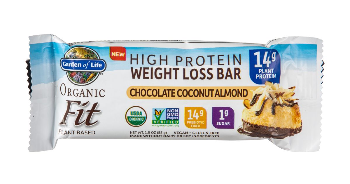 Garden of Life Fit Protein Bar, Chocolate Coconut Almond, Organic