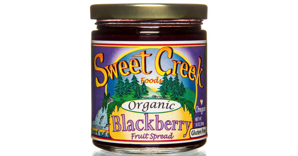 Sweet Creek Foods Blackberry Fruit Spread, Organic Azure Standard
