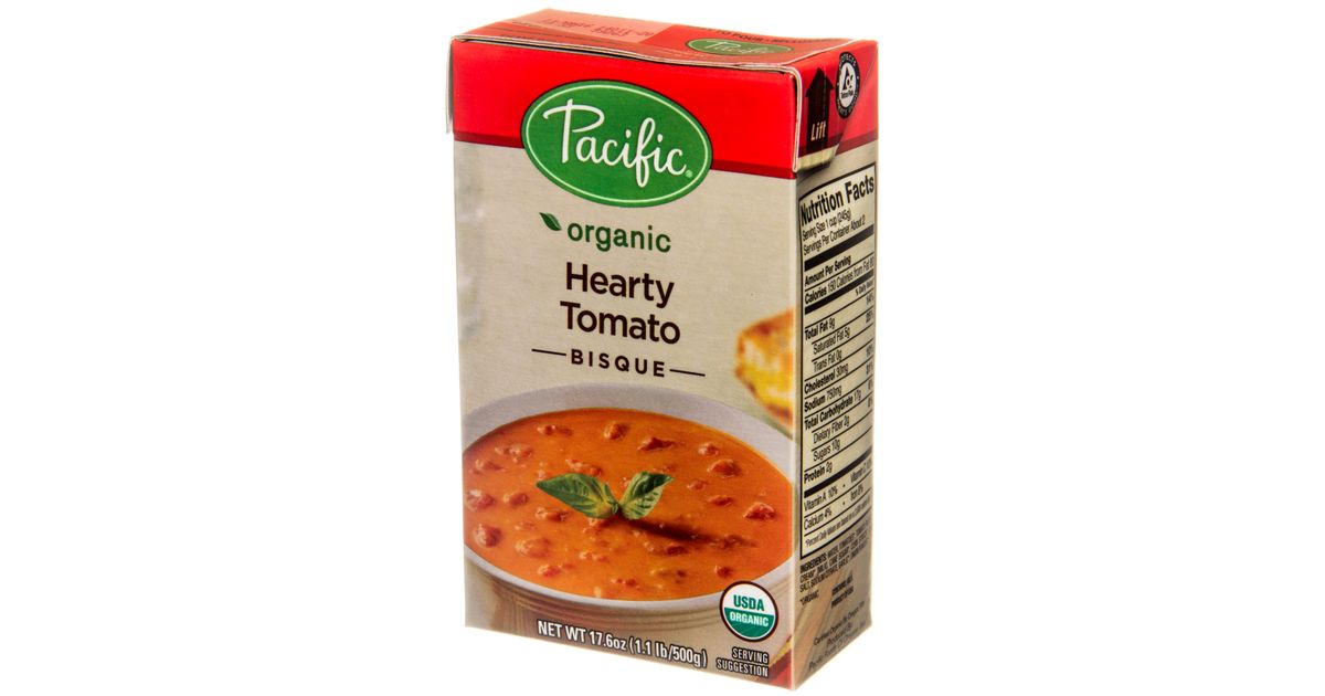 Pacific Foods Hearty Tomato Bisque Soup, Organic Azure Standard