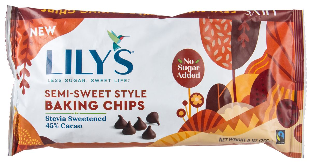 Lily's Baking Chips, 45, Semi Sweet, Stevia Sweet Azure Standard