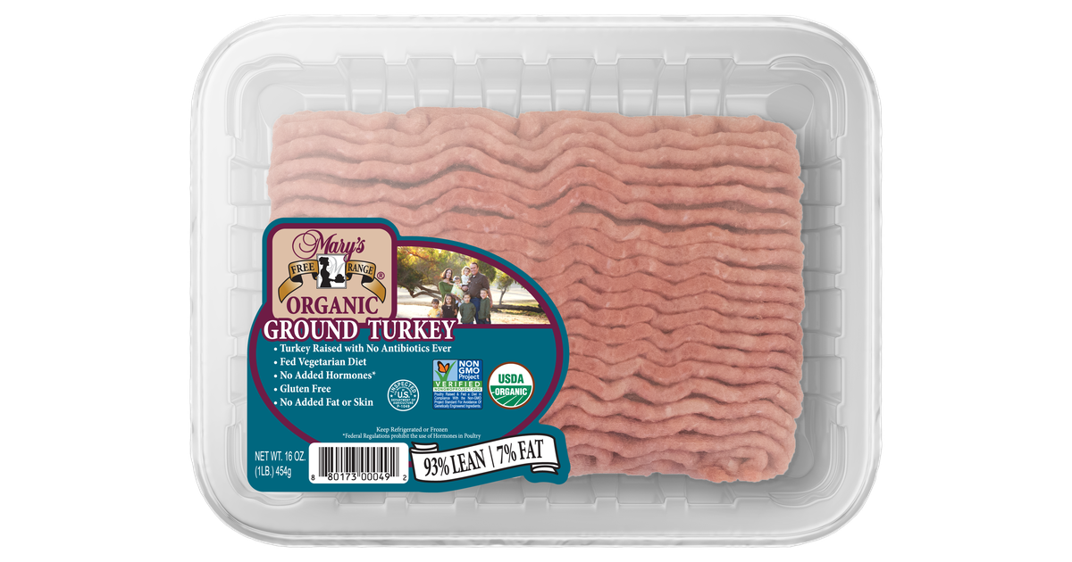 Mary's Turkey, Ground, Frozen, Organic