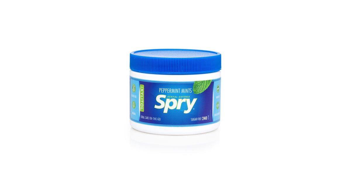 Spry Xylitol Mints, Peppermint Azure Standard