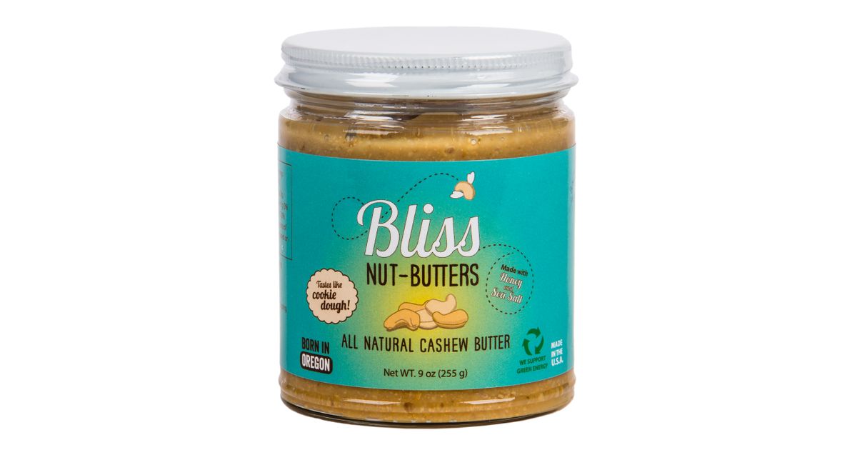 Bliss Nut Butters Cashew Butter, Natural Azure Standard