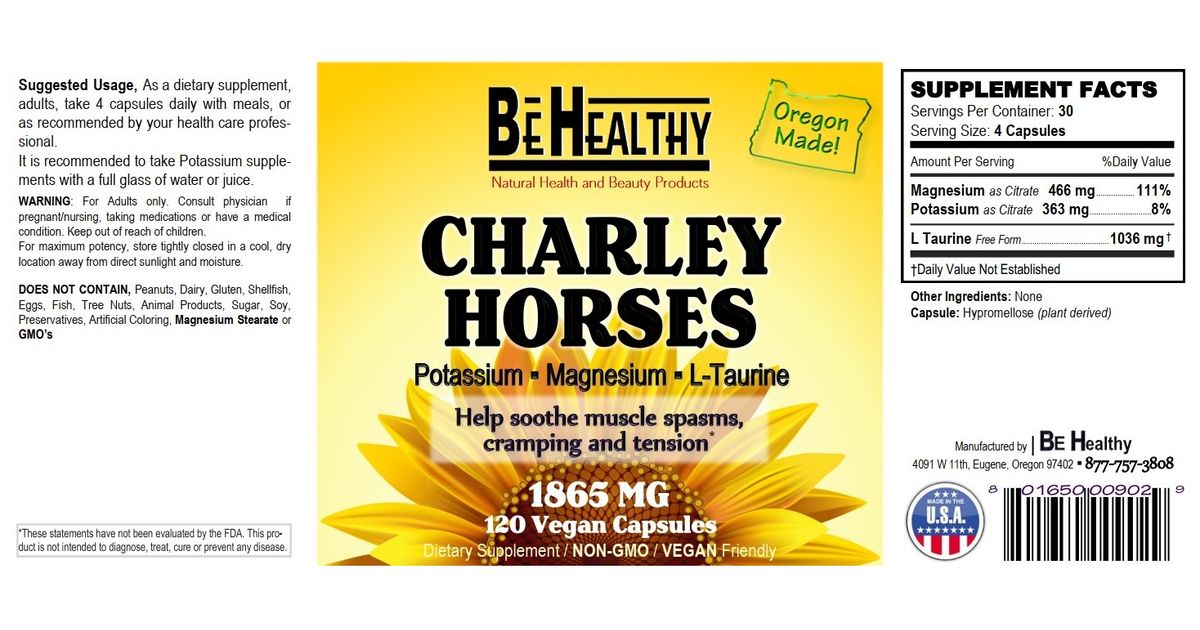 Be Healthy Charley Horses Azure Standard