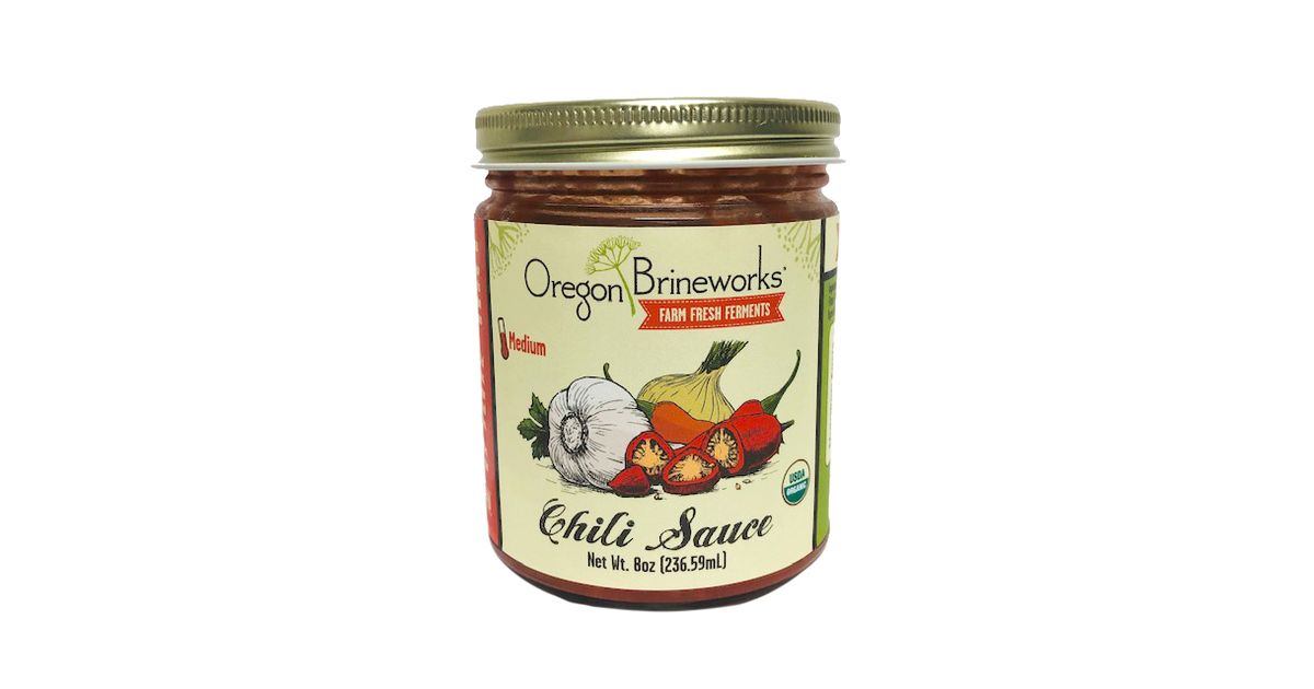 Oregon Brineworks Chili Sauce, Raw, Organic Azure Standard