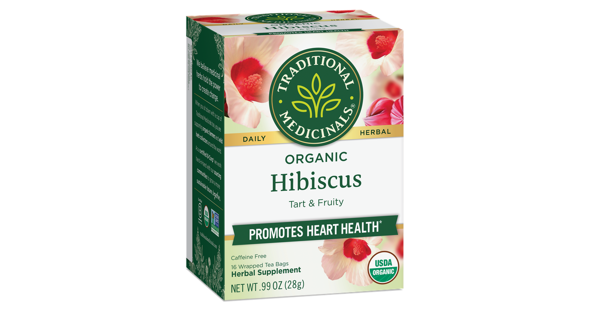 Traditional Medicinals Hibiscus Tea, Organic - Azure Standard