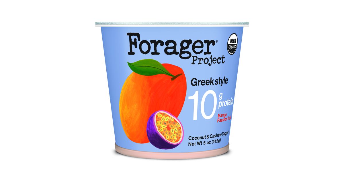 Forager Project Greek Yogurt, Mango Passionfruit, Dairy-Free, Organic ...