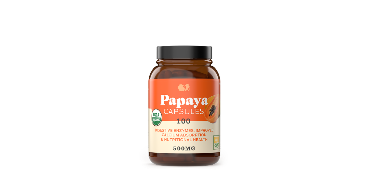 Complete Natural Products Papaya Enzyme, 600mg - Azure Standard