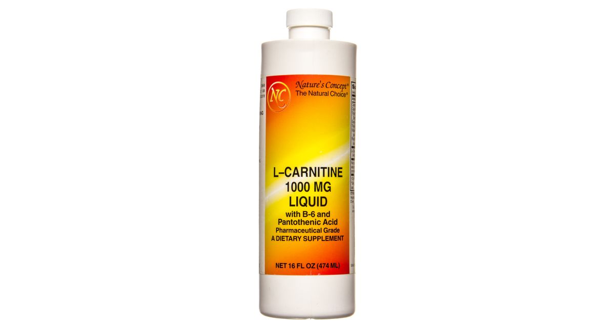 Nature's Concept L-Carnitine Liquid 1,000 mg