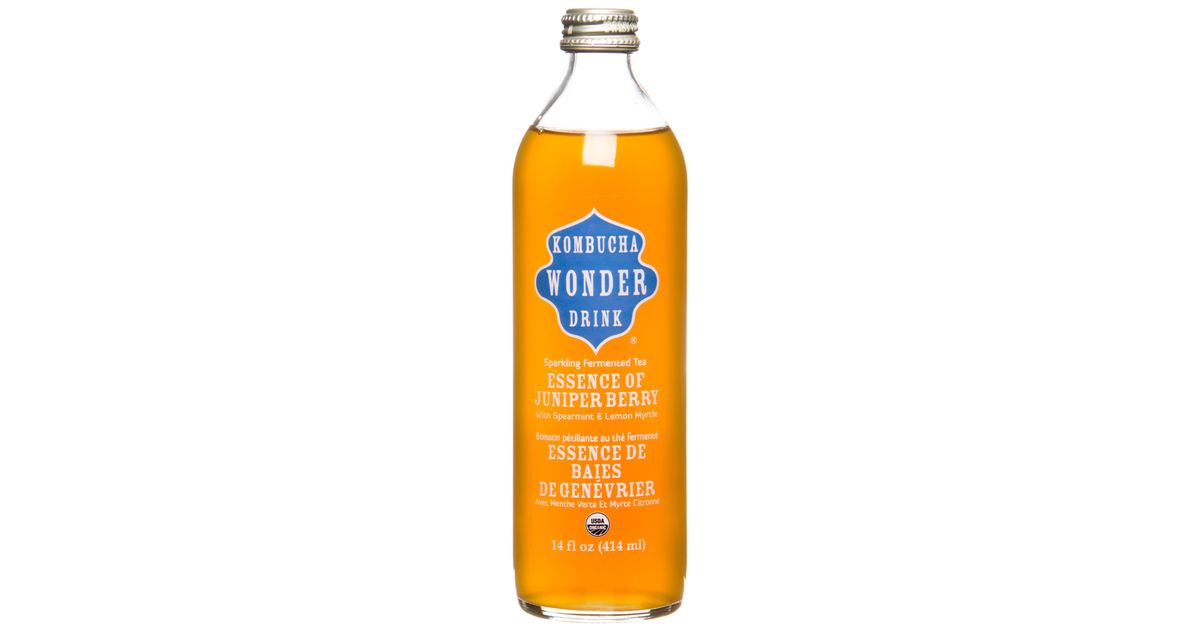 Kombucha Wonder Drink Kombucha, Essence of Juniper Berry, Spearmint