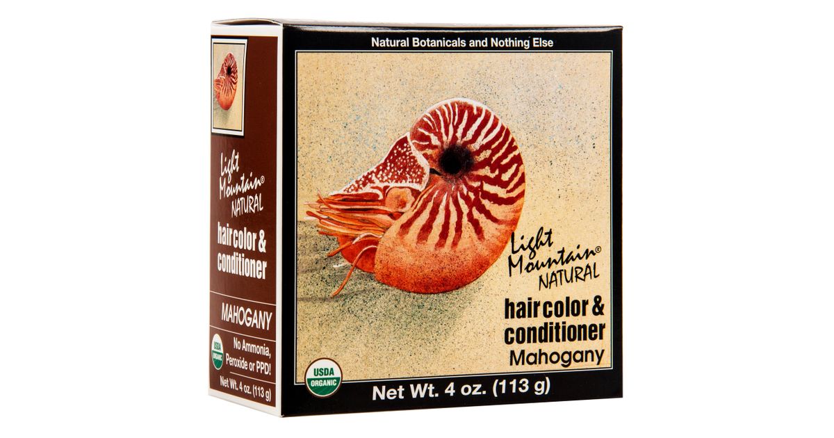 Light Mountain Hair Color 4 Mahogany Organic Azure Standard