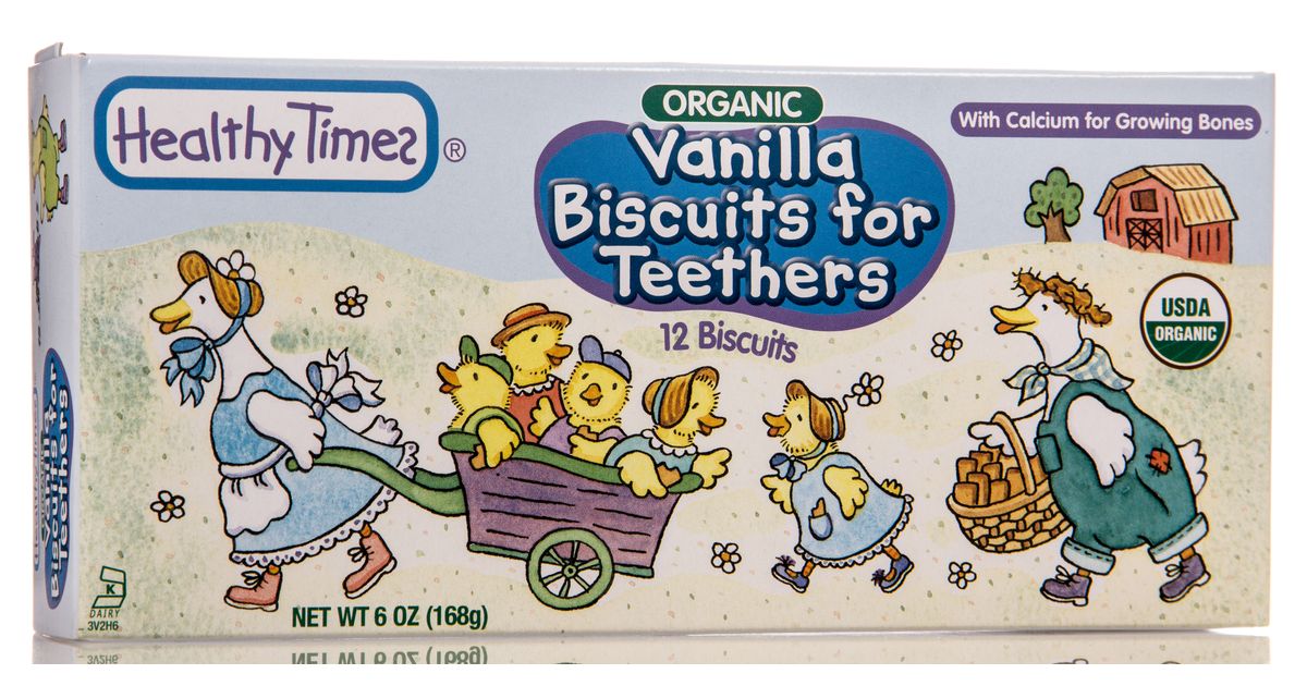Healthy Times Vanilla Teeth Biscuit Organic