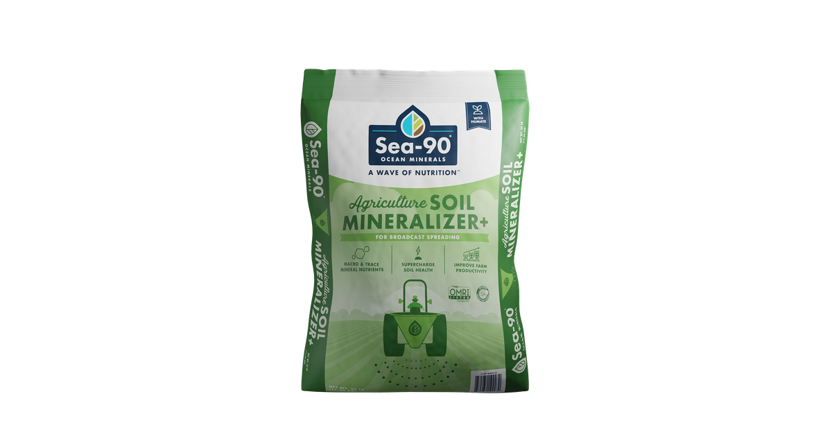 Sea90 Ocean Minerals Agriculture Soil Mineralizer+ Azure Standard