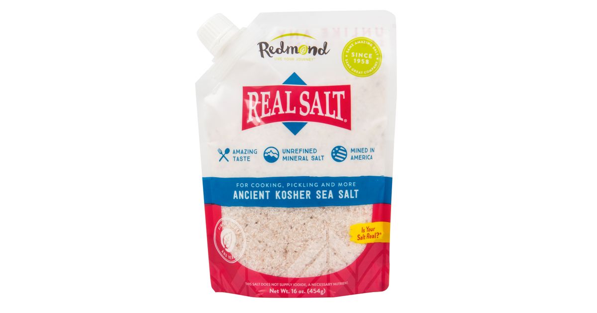 Redmond Sea Salt, Real Salt, Kosher - Azure Standard