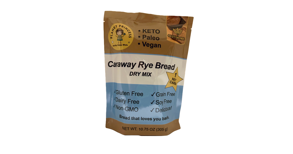 @@Planet Princess Caraway Rye Bread, Baking Mix, GF - Azure Standard