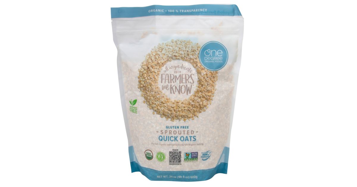 One Degree Oats, Quick, Sprouted, Organic - Azure Standard