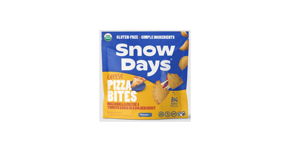 Snow Days Pizza Bites, Cheese, Grain Free, Frozen, Organic Azure Standard