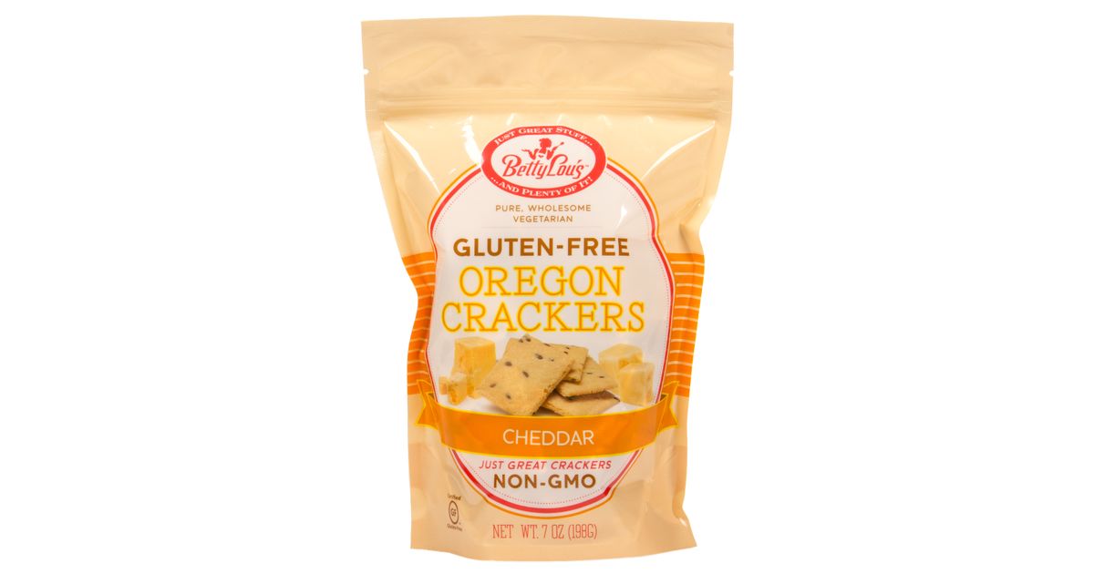 Betty 新米 24キロ Betty Lou's Oregon Crackers, Sharp Cheddar, GF - Azure Standard