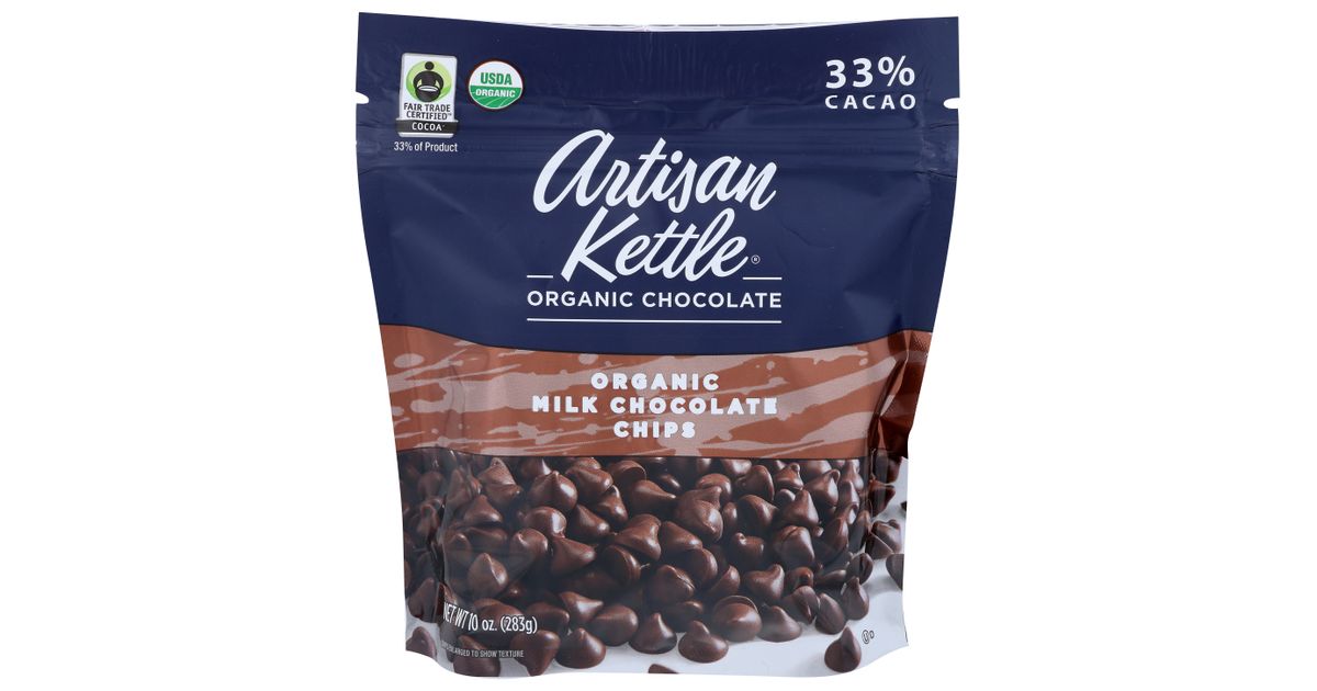 Artisan Kettle Chocolate Chips, Milk, Organic Azure Standard
