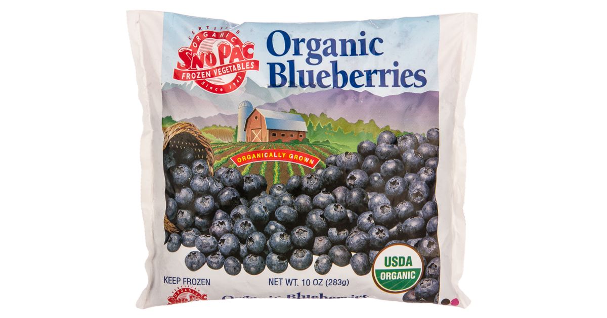 SnoPac Blueberries, Frozen, Organic Azure Standard