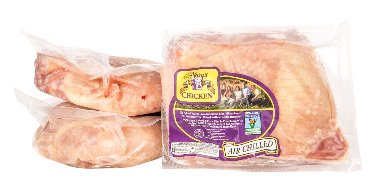 Mary's Chicken Thighs, Value Pack, Frozen, Random Weight Azure Standard