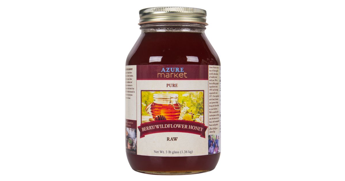 Azure Market Honey, Raw, Berry/Wildflower - Azure Standard
