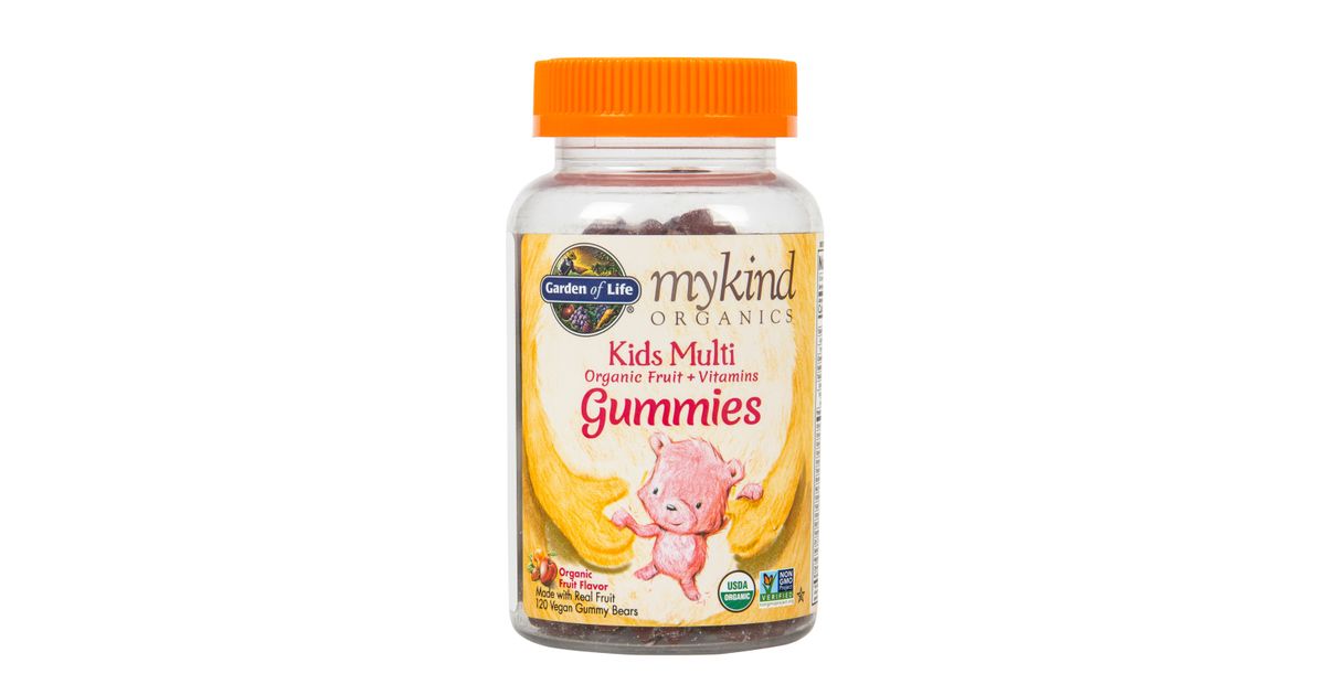 Garden of Life Mykind Kids Gummy Multivitamin, Fruit, Organic Azure