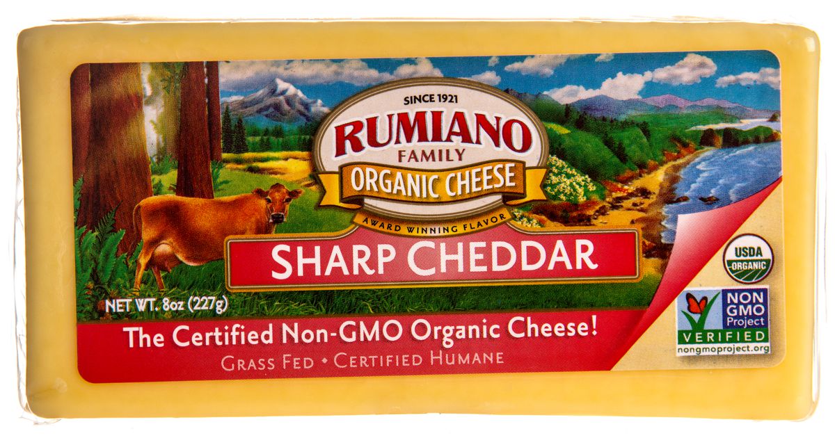 Rumiano Family Organic Sharp Cheddar Cheese, Organic - Azure Standard