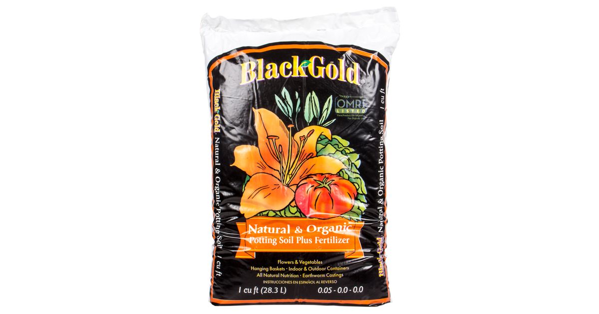 Black Gold Potting Soil Natural and Organic Mix Azure Standard