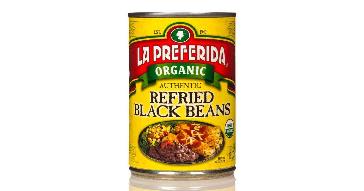La Preferida Authentic Refried Black Beans, Organic Azure Standard