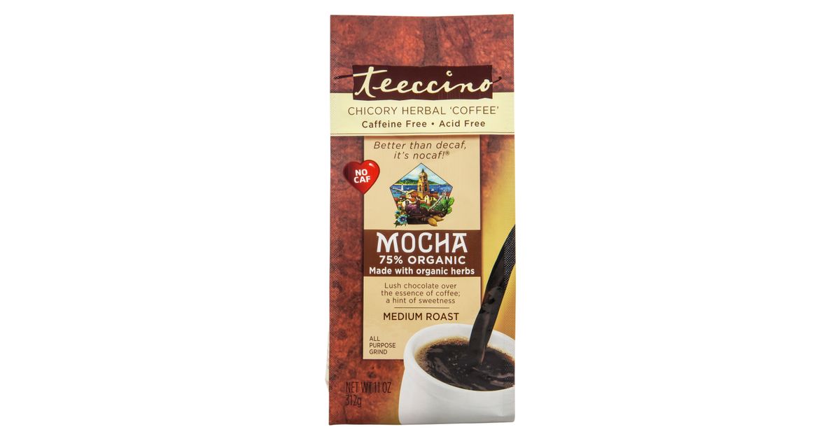 Teeccino Mocha, Chicory, Herbal Coffee Azure Standard