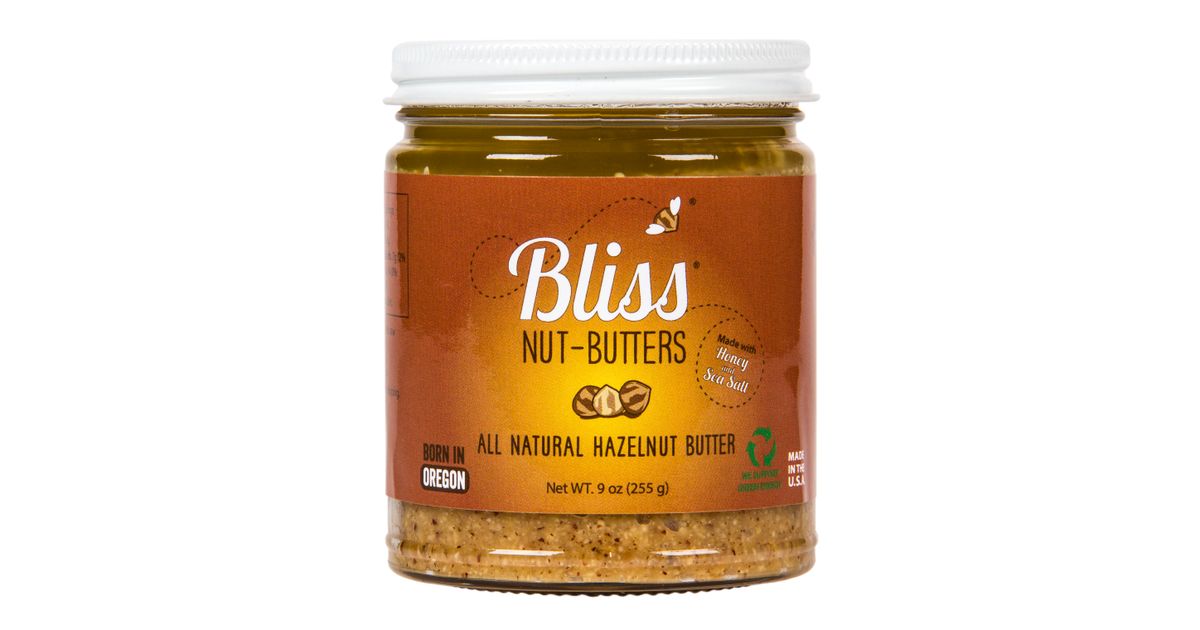 Bliss Nut Butters Hazelnut Butter, Natural Azure Standard