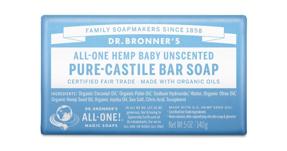 Dr Bronner Hemp BabyMild Castile Soap Organic Azure Standard