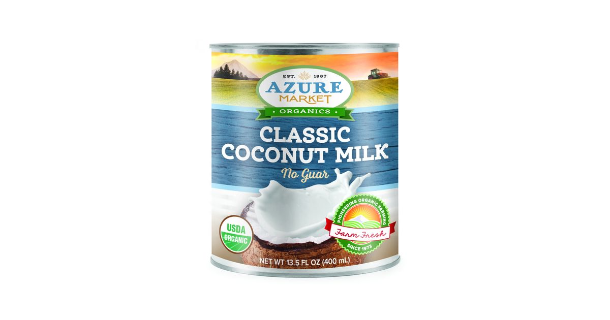Azure Market Organics Coconut Milk, Classic, 17% Fat, No Guar